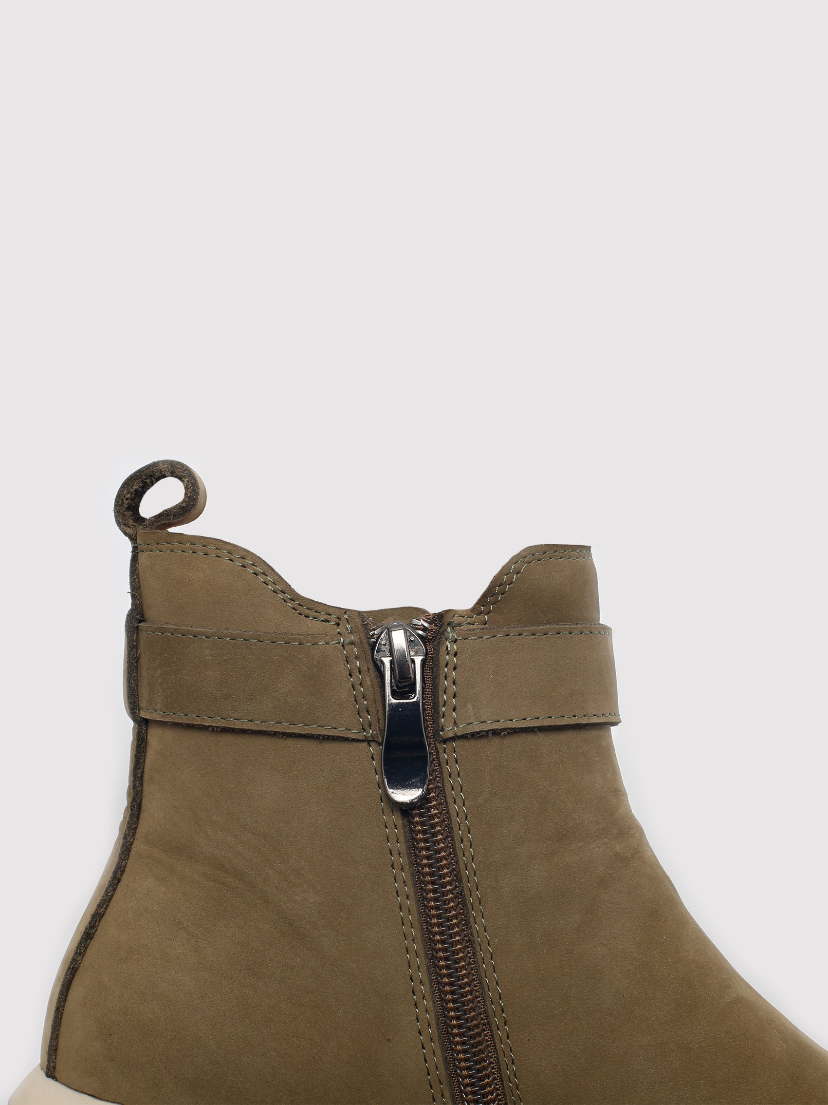 Arte In Acti Nomad Block Ankle Boot – Olive