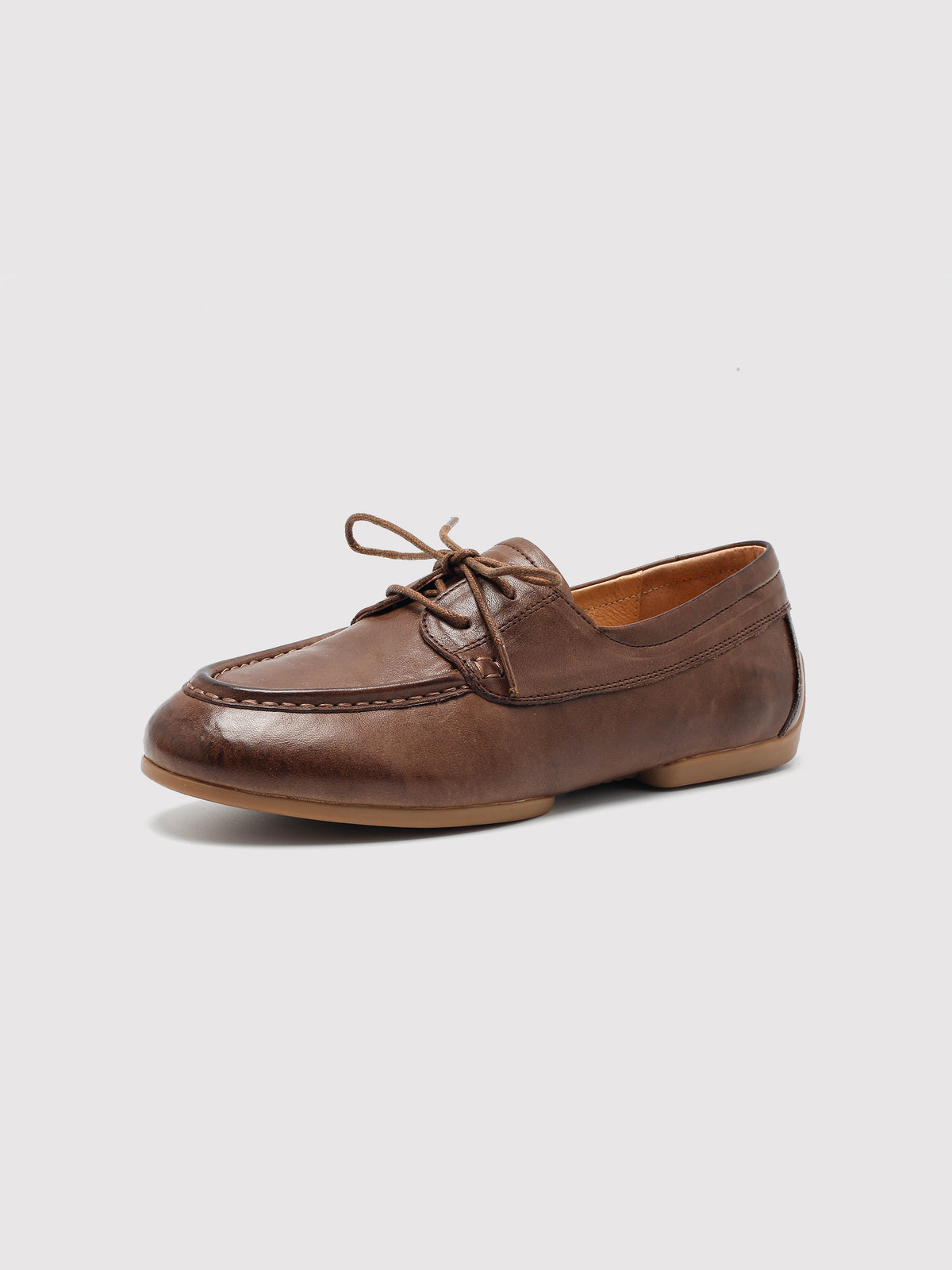 U-Stitch Leather Shoes