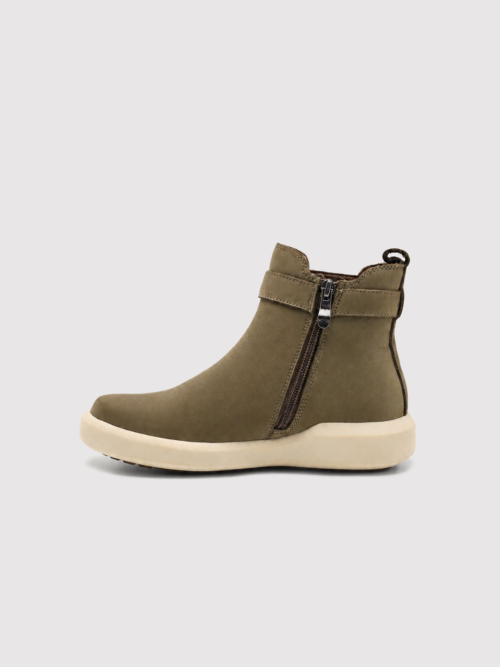 Arte In Acti Nomad Block Ankle Boot – Olive
