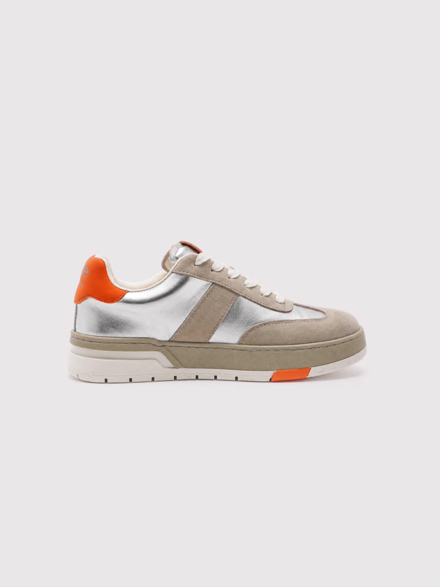 Arte Metallic Platform Casual Shoes – Women's Silver Retro Style