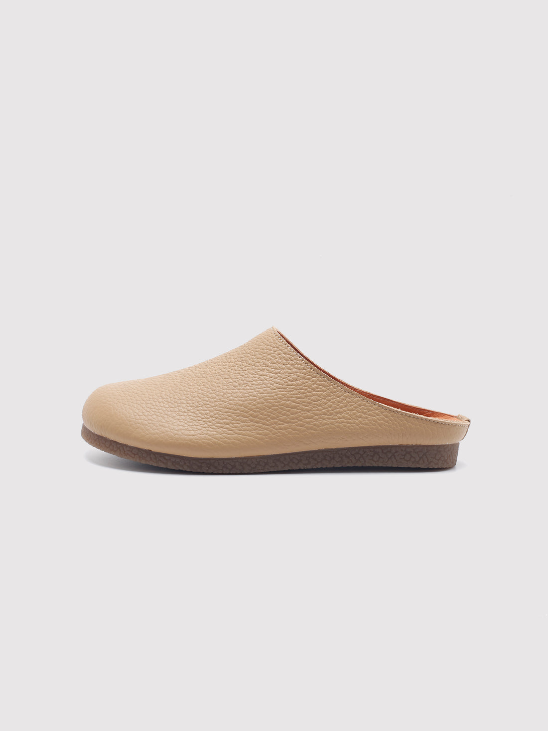 Chestnut Leather Mules
