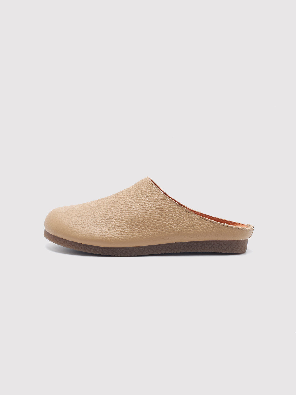Chestnut Leather Mules