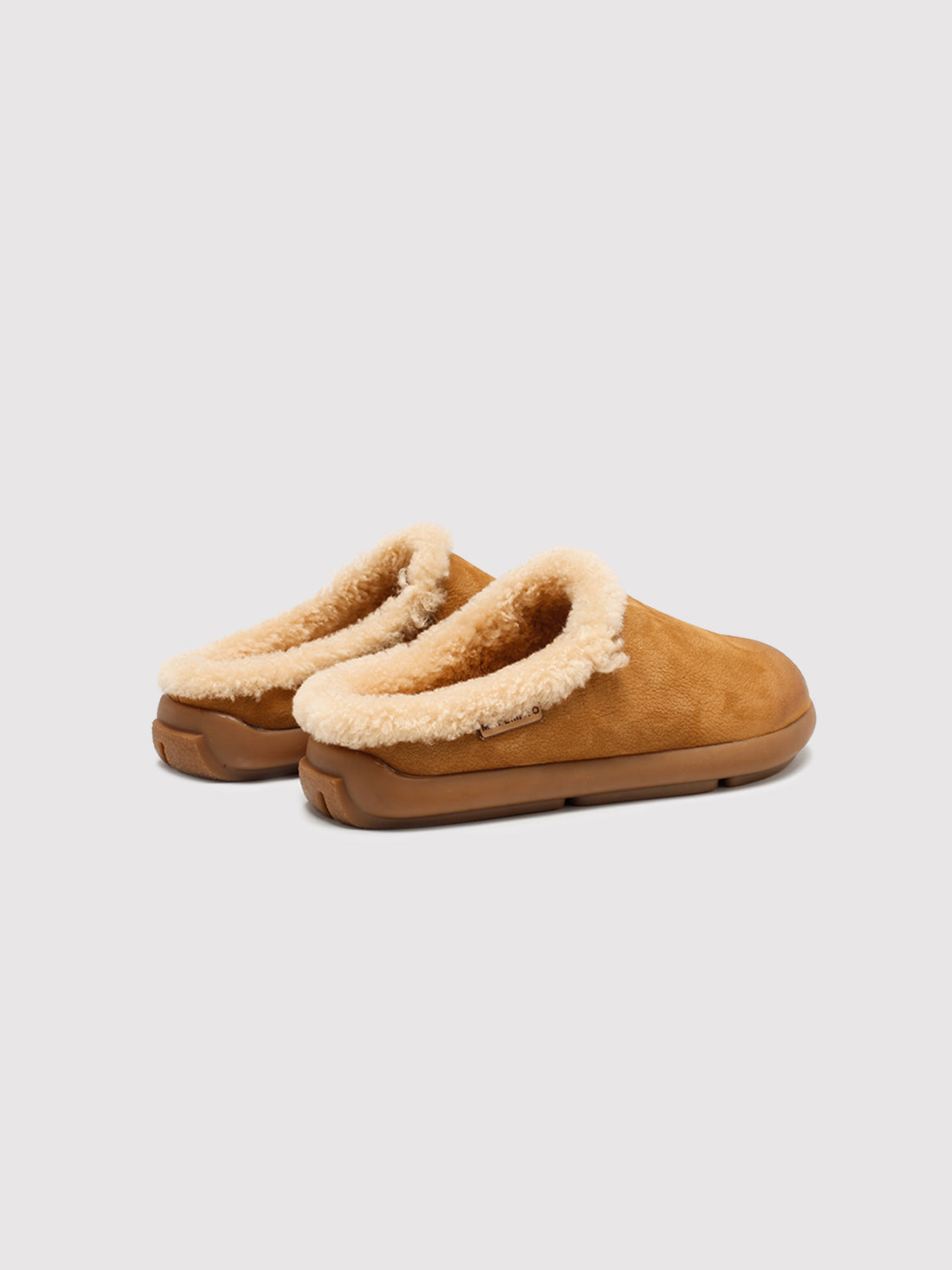 Capybara Shearling Mules