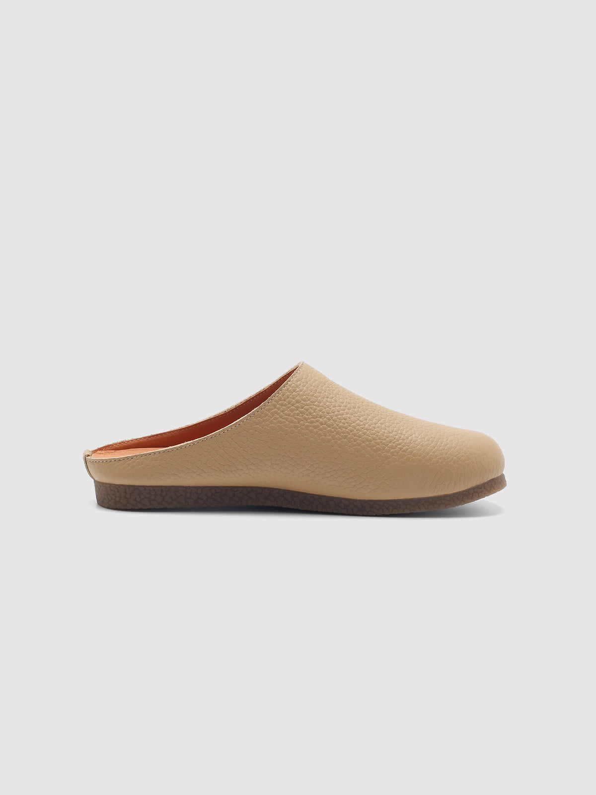 Chestnut Leather Mules