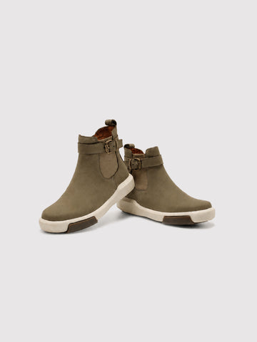 Arte In Acti Nomad Block Ankle Boot – Olive