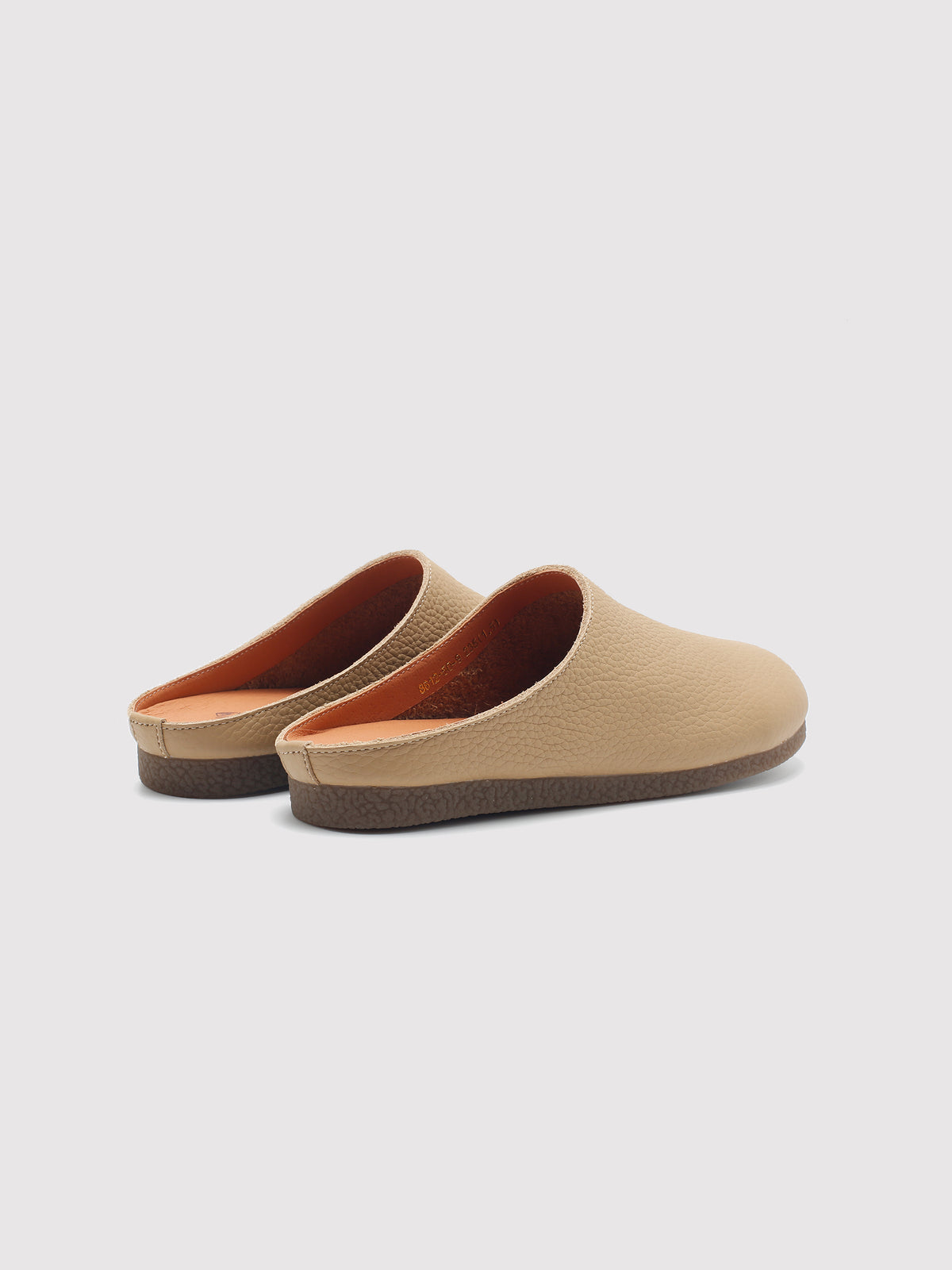 Chestnut Leather Mules