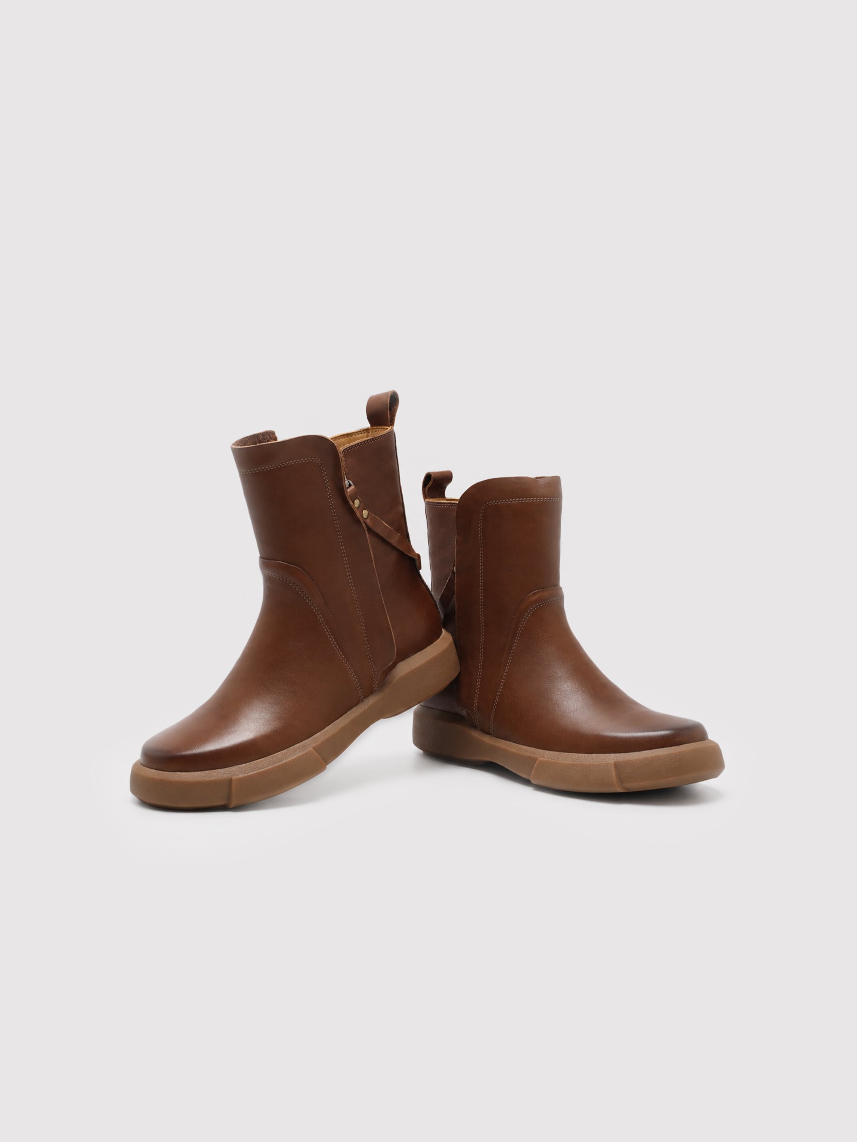 Vintage Lace-Up Ankle Boots | Lightweight Comfort for Everyday Wear