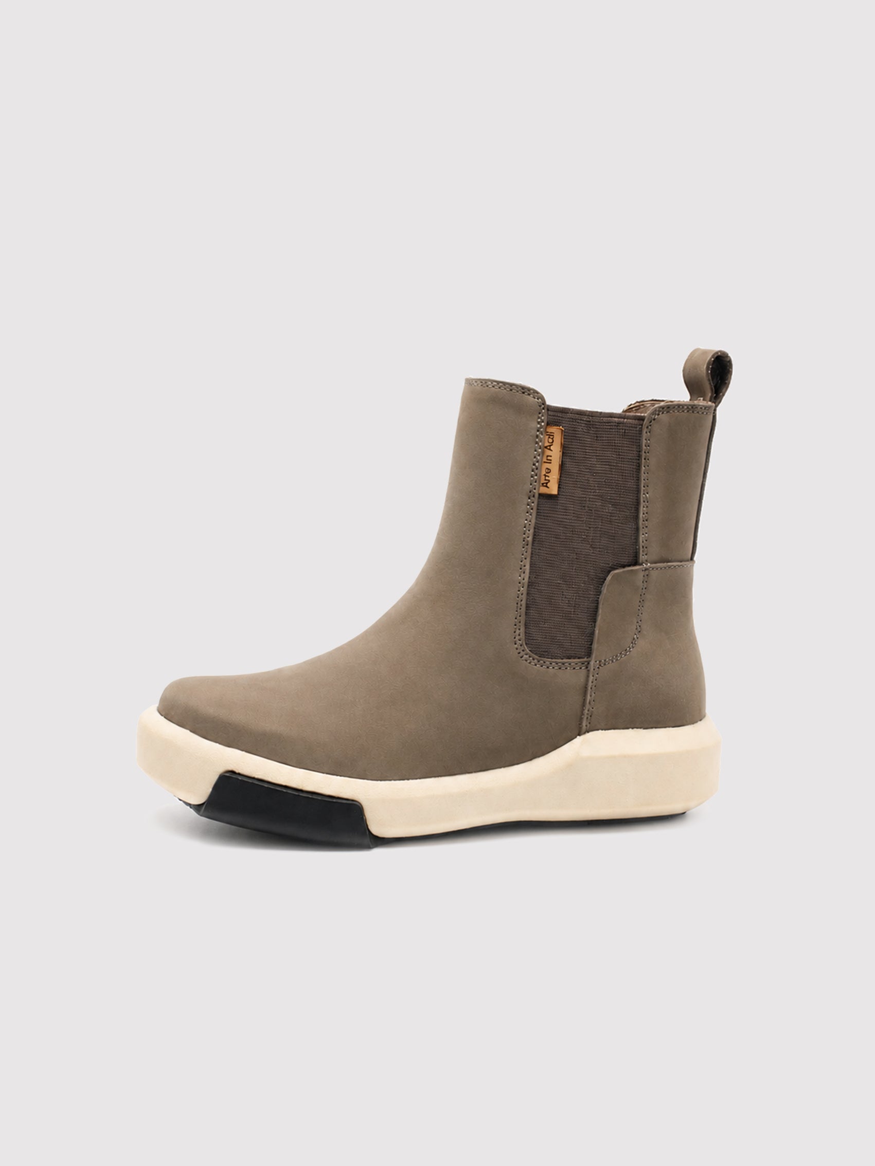 Arte In Acti Soho Block Chelsea Boot – Stone Grey