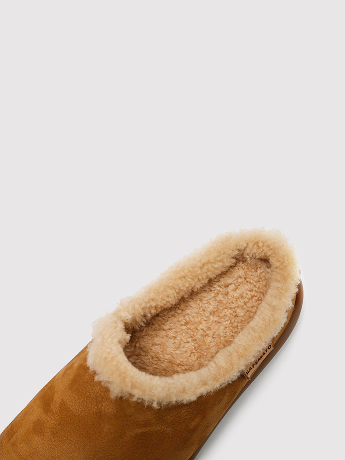Capybara Shearling Mules
