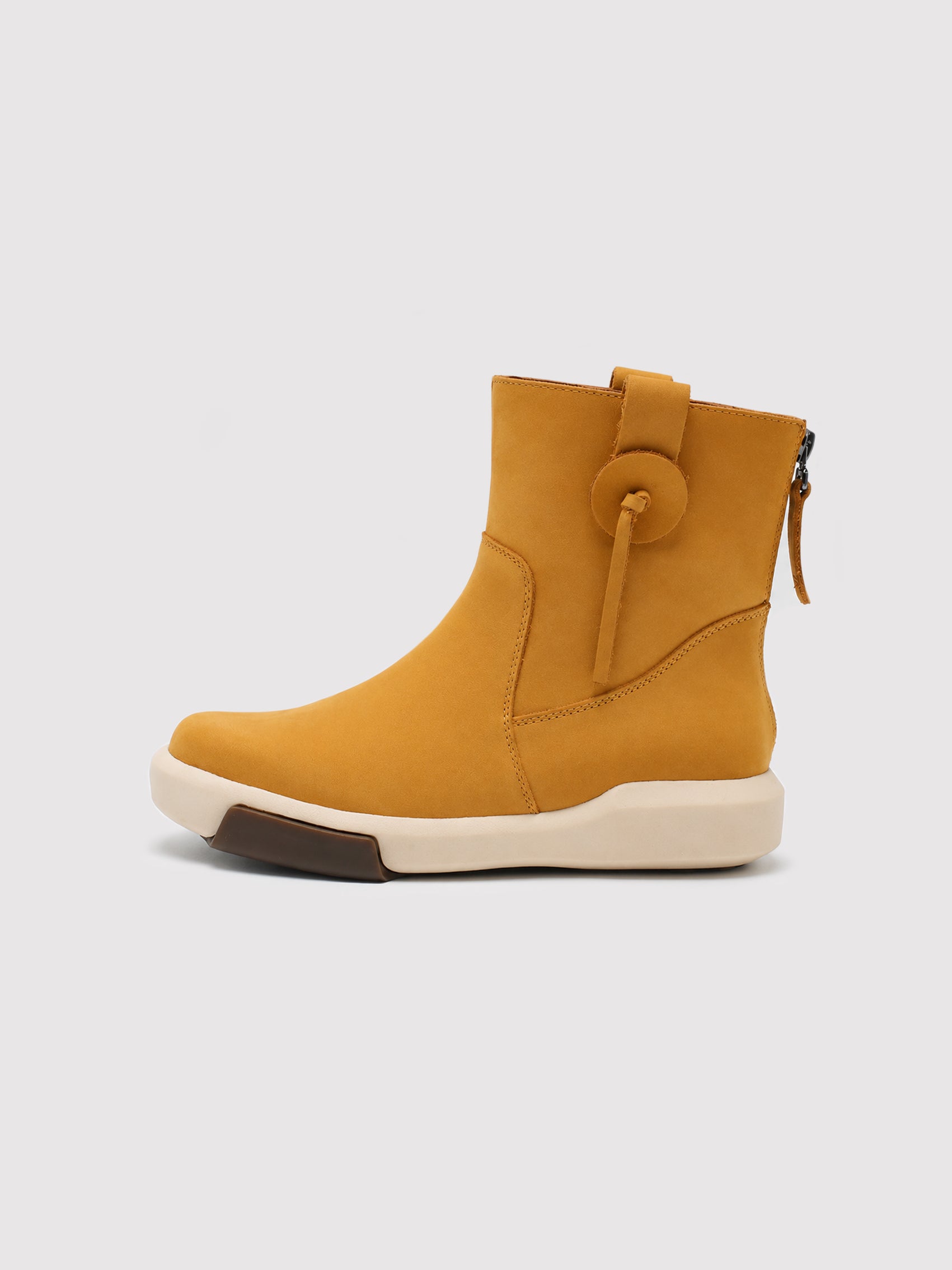 SOHO BLOCK Suede Short Boots