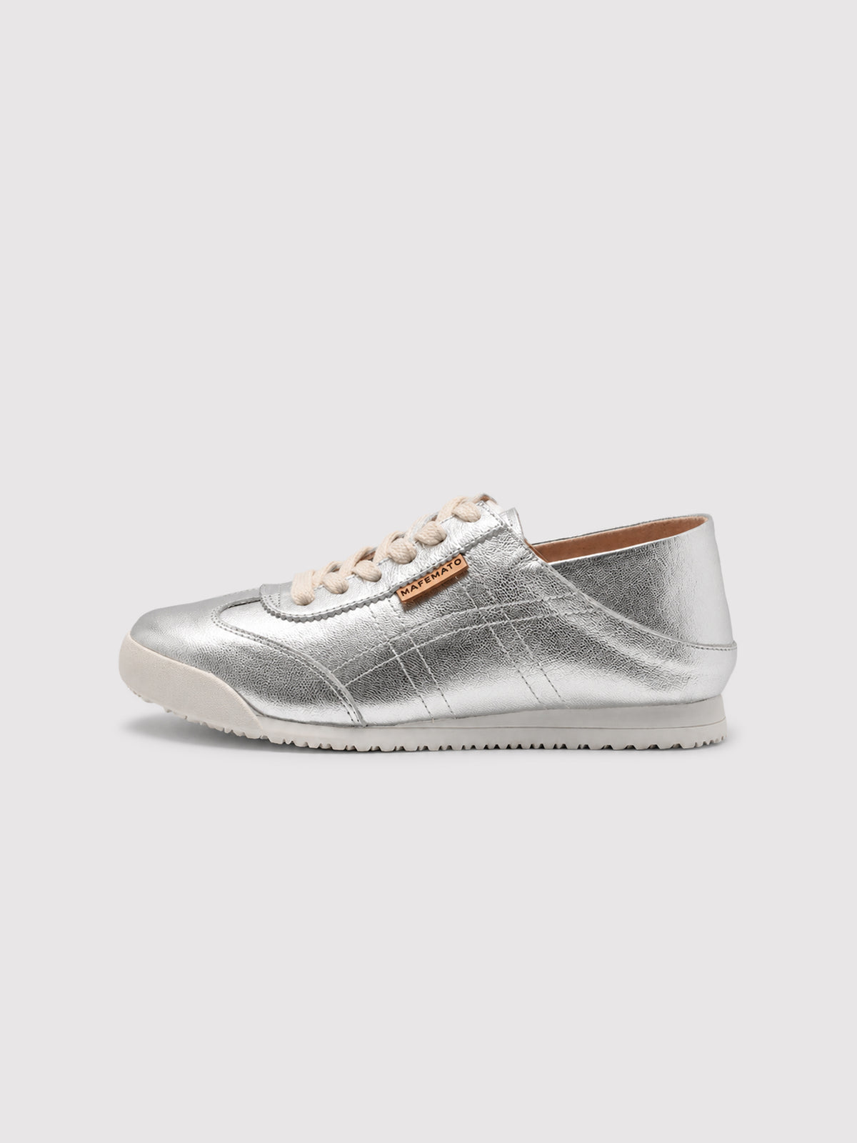 Silver Retro Sneakers