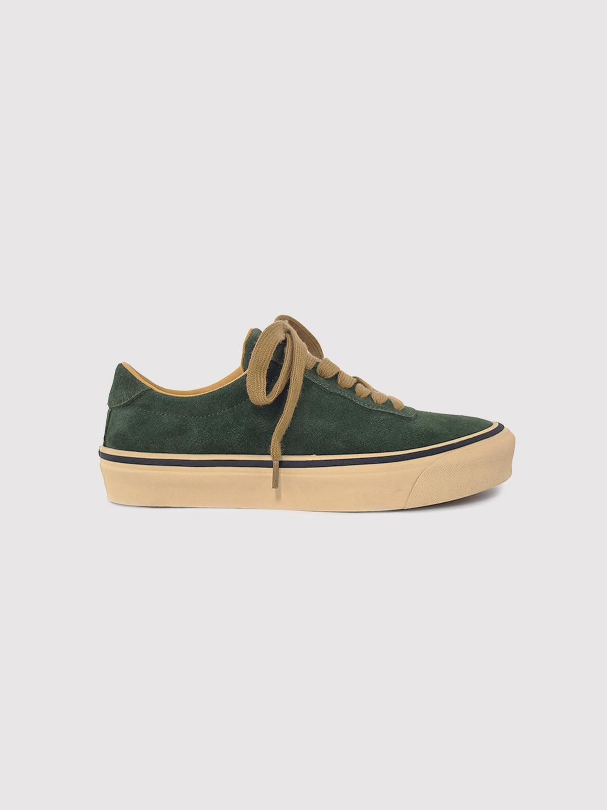 Green Silk-Finish Leather Shoes