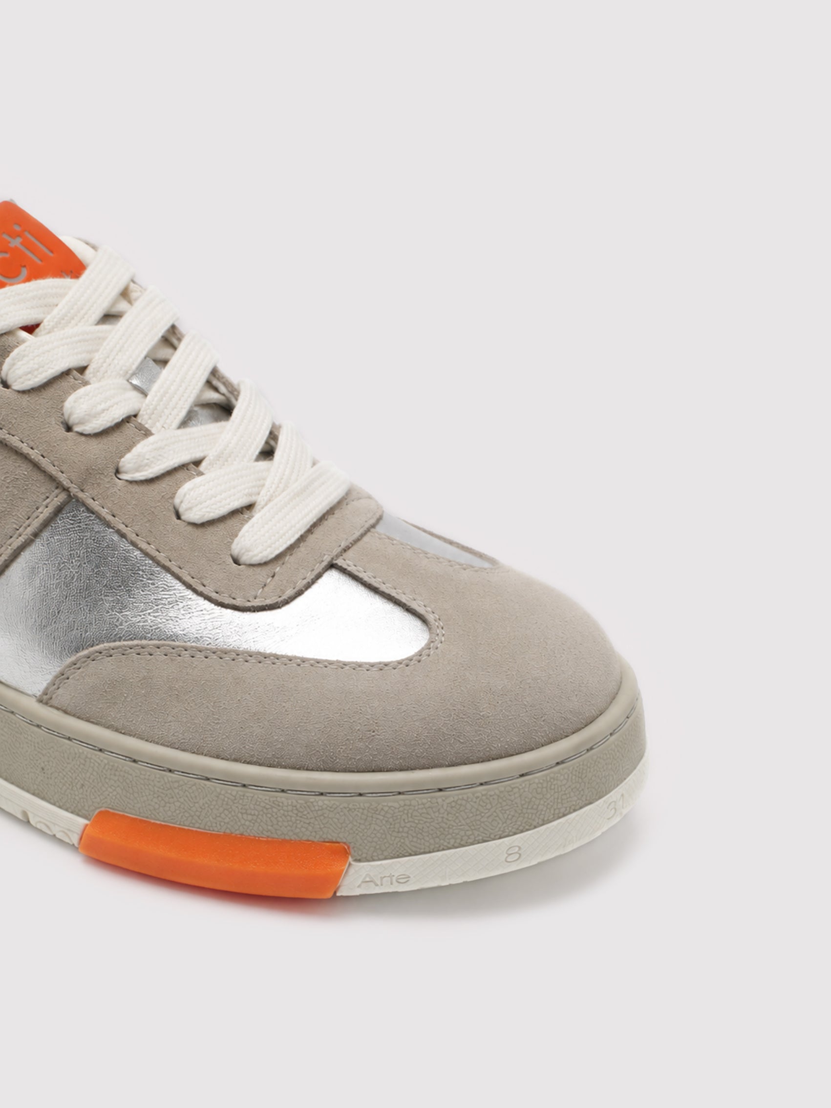Arte Metallic Platform Casual Shoes – Women's Silver Retro Style