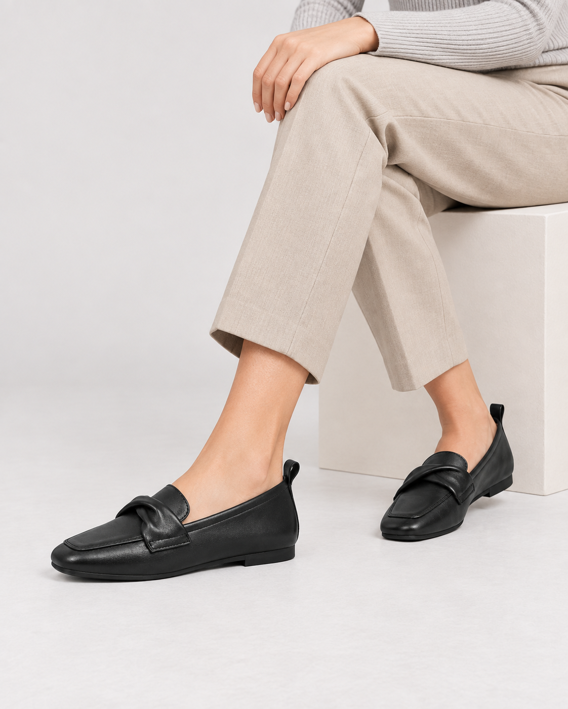 Black Egg Roll Shoes