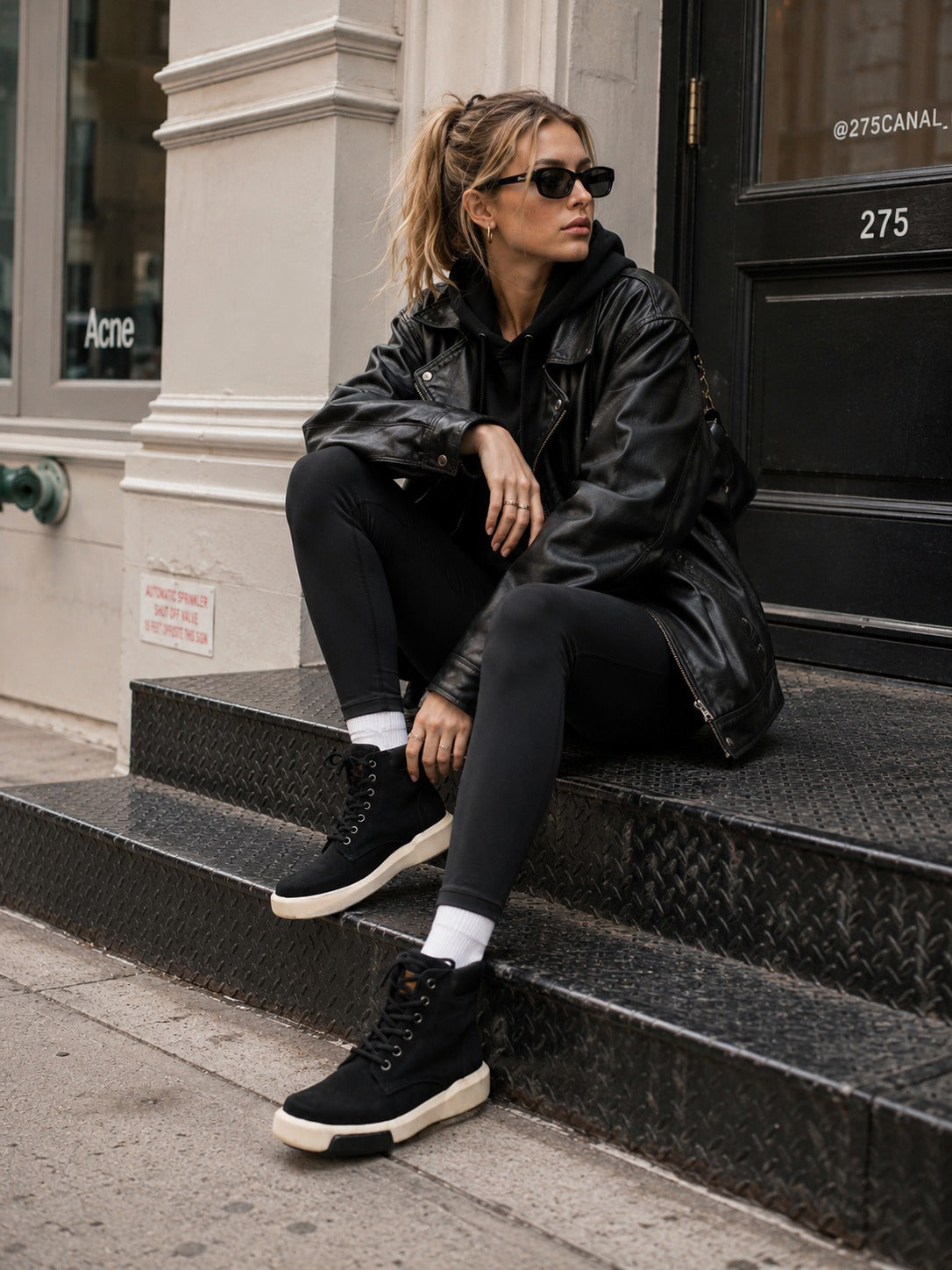 Modern Lace-Up Black Suede Ankle Boots